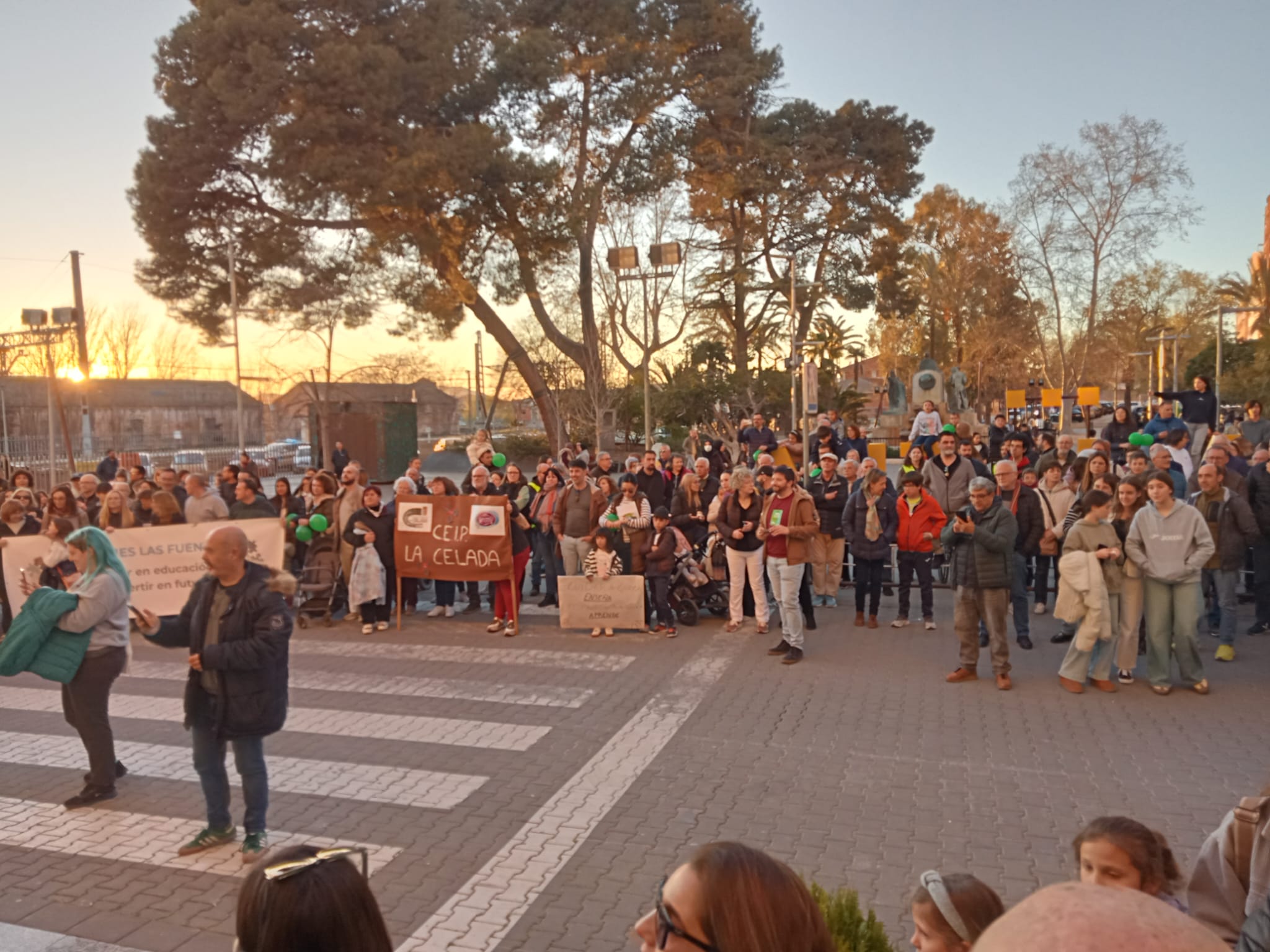 Manifestación en Villena