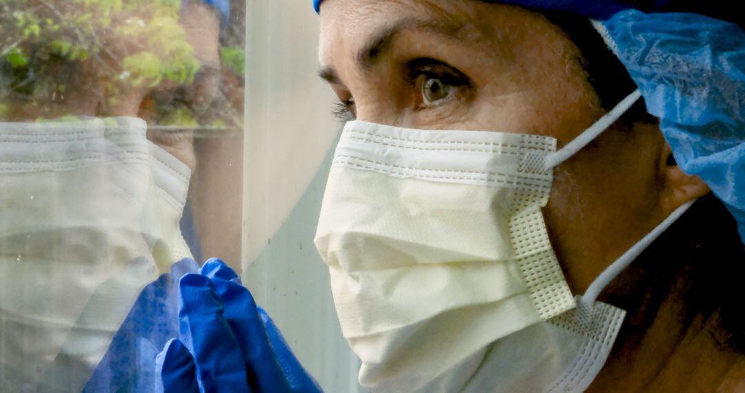 Enfermera en un hospital