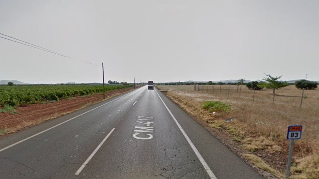 Imagen del lugar en donde se ha producido este accidente mortal 