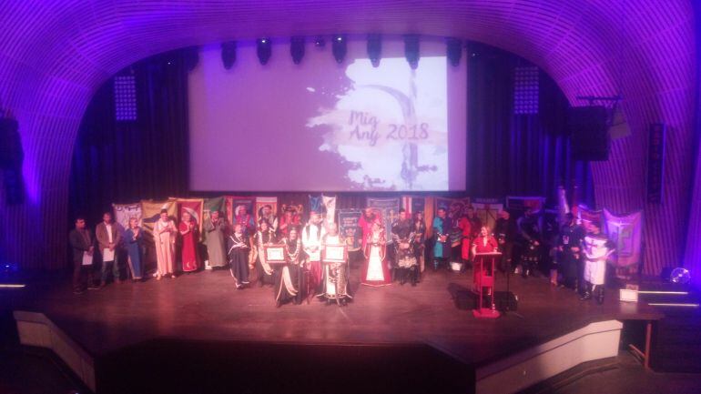 Acto de nombramiento de los capitanes moro y cristiano 2018 de Dénia, Miguel Asunción (Berebers) y Vicente Correcher (Mozárabes).