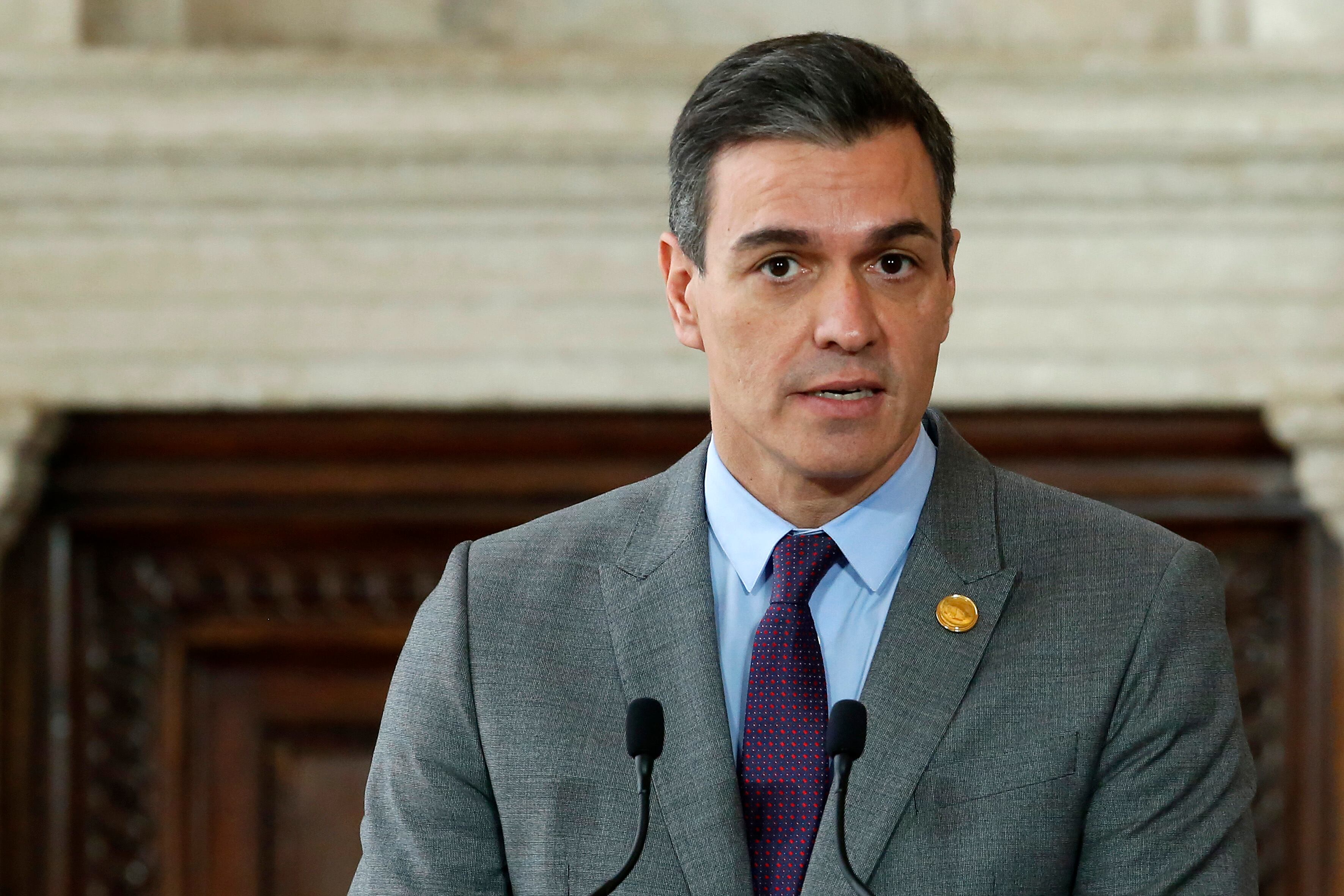 El presidente del Gobierno, Pedro Sánchez, durante el encuentro entre los dirigentes de Italia, España, Portugal y Grecia, celebrado el pasado marzo en Roma