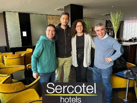 Álvaro Vega en el hotel Sercotel Ciutat d´Alcoy