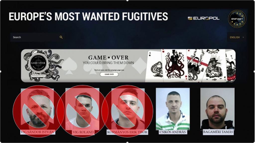 Fugitivos Europol