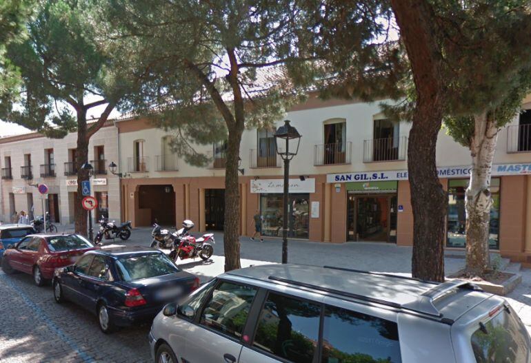 Zona de la plaza del Ejército donde se ubicará el aparcamiento de motos