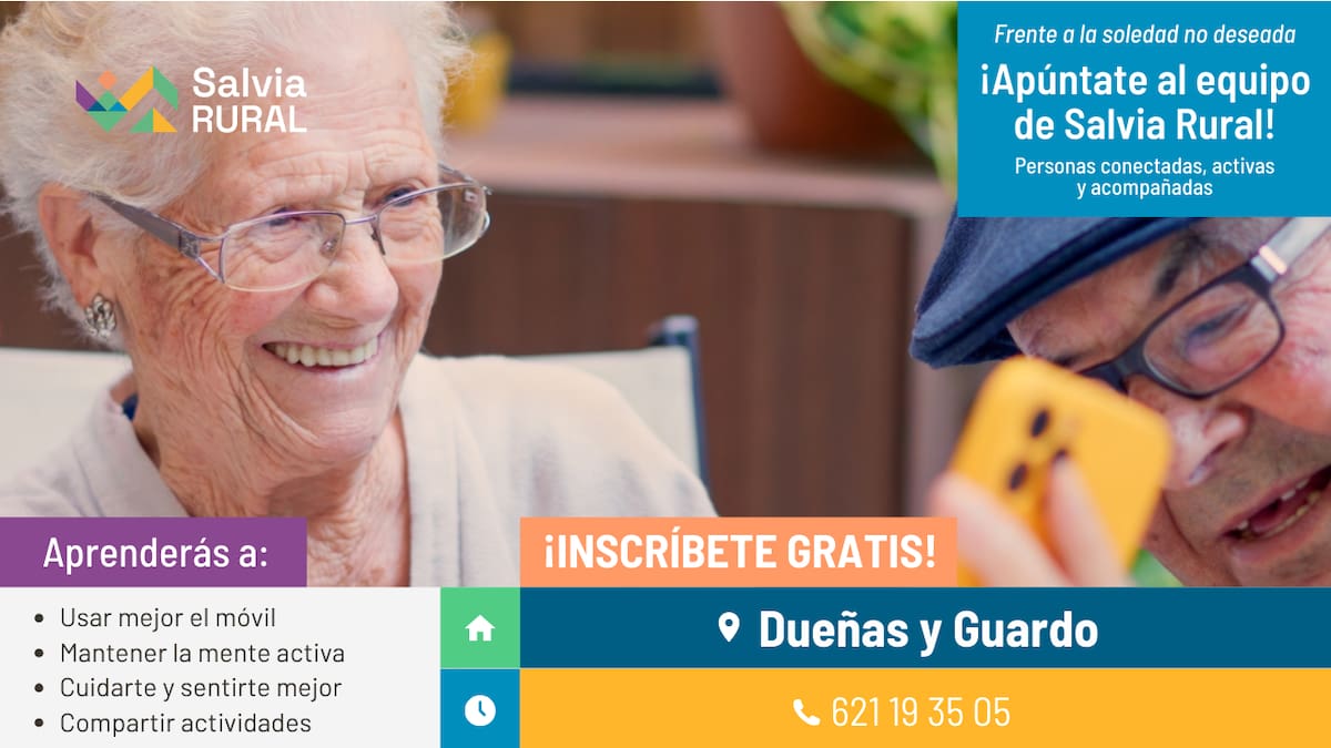 “Salvia Rural” comienza su nueva acción formativa en Dueñas y Guardo, para personas mayores de 65 años