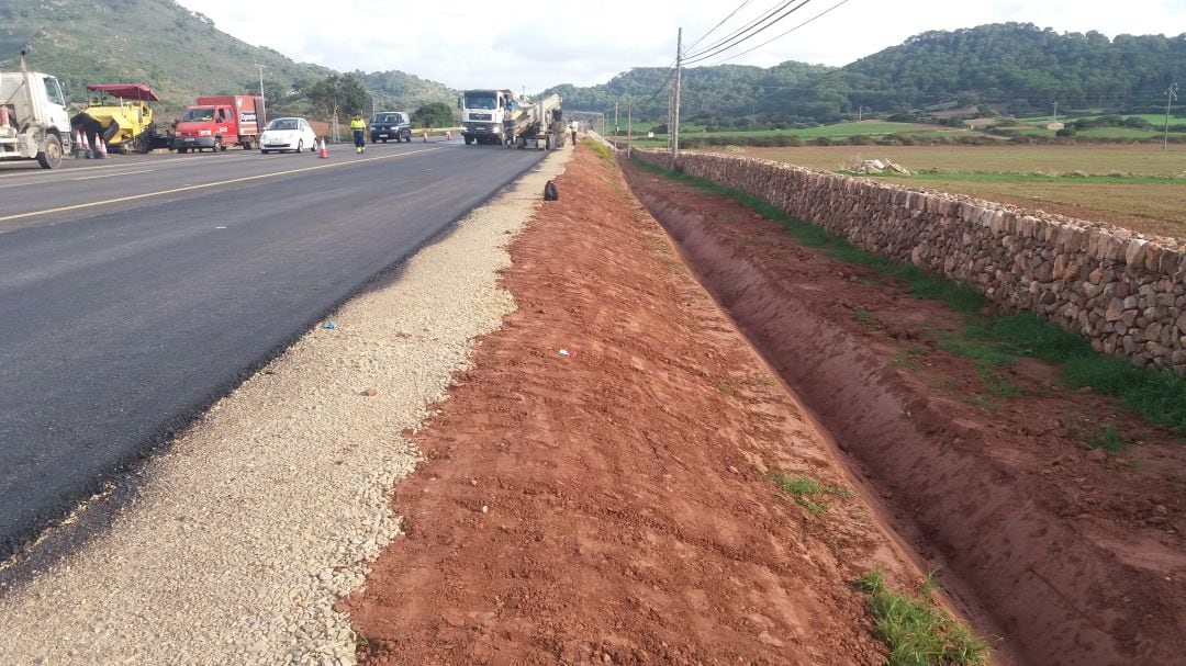 Las obras de mejora se iniciaron en la zona del Pla Verd.