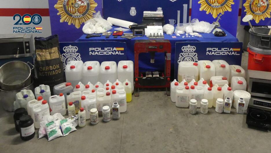 Desmantelado un laboratorio clandestino de cocaína en una vivienda en Talavera
