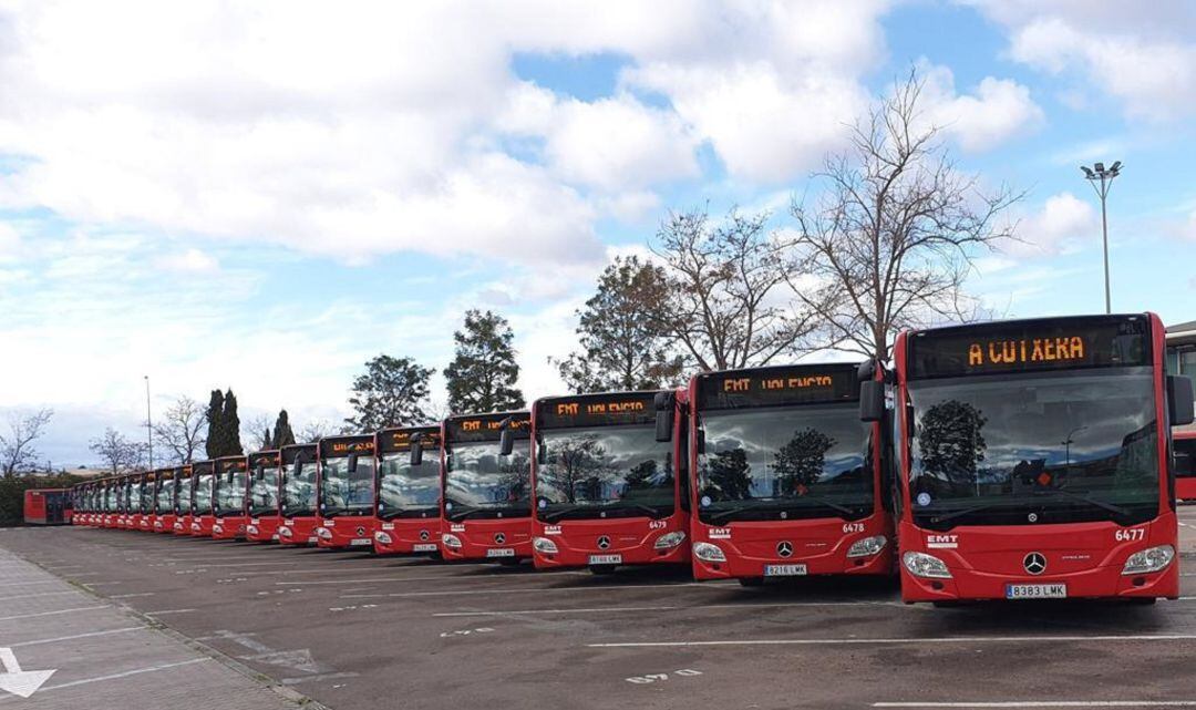 Flota de autobuses