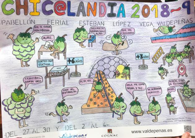 Cartel anunciador de la edición de Chicolandia de estas navidades 2018-2019
