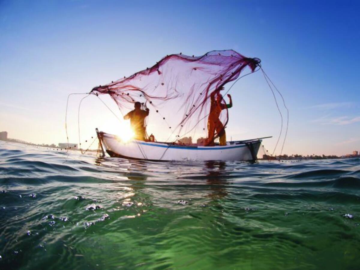 Una imagen sobre el arte de la pesca gana la primera edición del concurso de fotografía sobre el Mar Menor