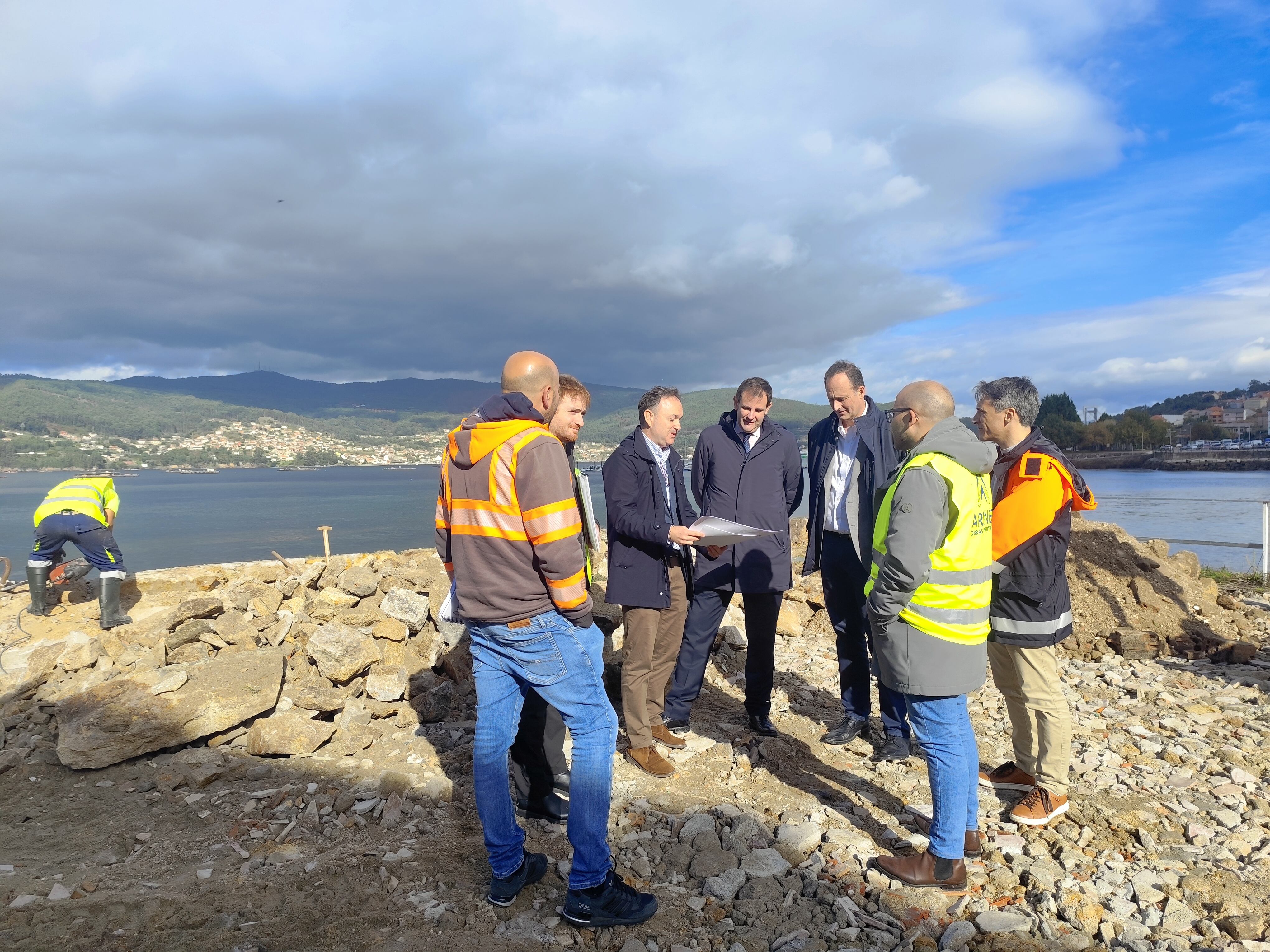 Obras de la Autoridad Portuaria de Vigo en Arealonga