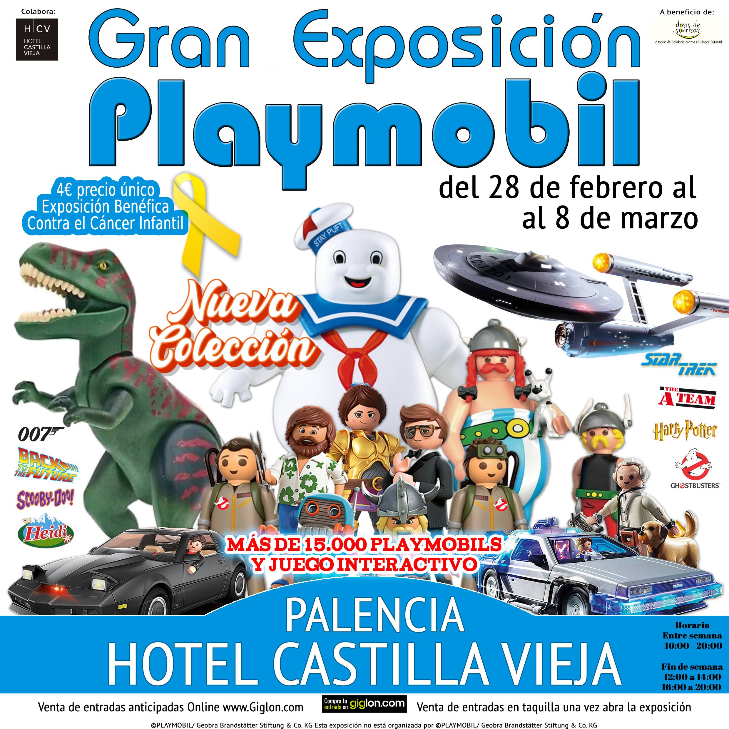 Más de 15.000 figuras protagonizan la Gran Exposición Playmobil en Palencia