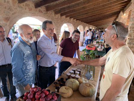 Pedro Duque en Mercat del Riurau de Jesús Pobre.