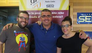 Fran Jiménez, José Antonio Rivera y Carmen Jiménez