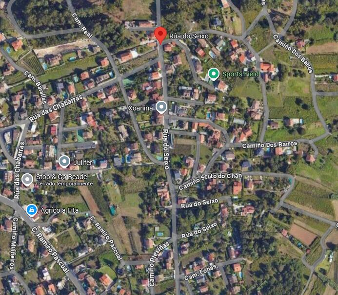 Rúa do Seixo en Beade