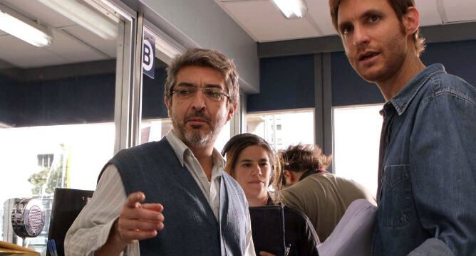 El actor Ricardo Darín, a las órdenes del director de <i>Relatos salvajes</i>, Damián Szifrón.