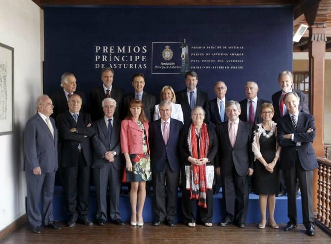 El jurado del Premio Príncipe de Asturias de Cooperación Internacional 2014.