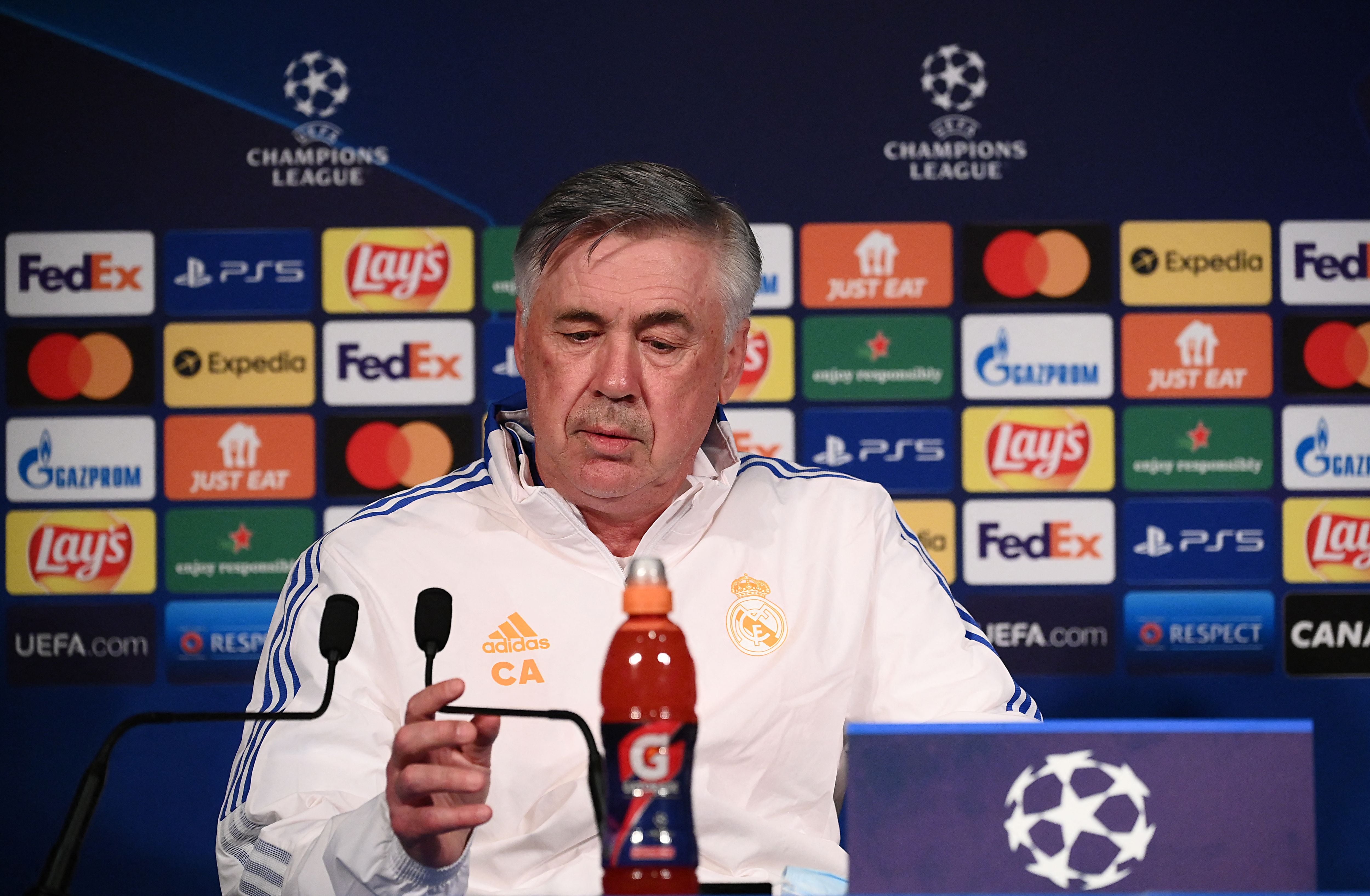 Ancelotti, en rueda de prensa