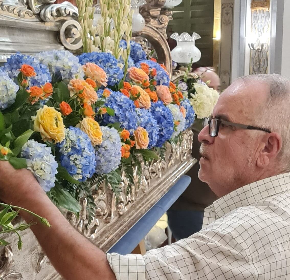 Paco Cánovas, de la floristería Paco de Molina en Molina de Segura,