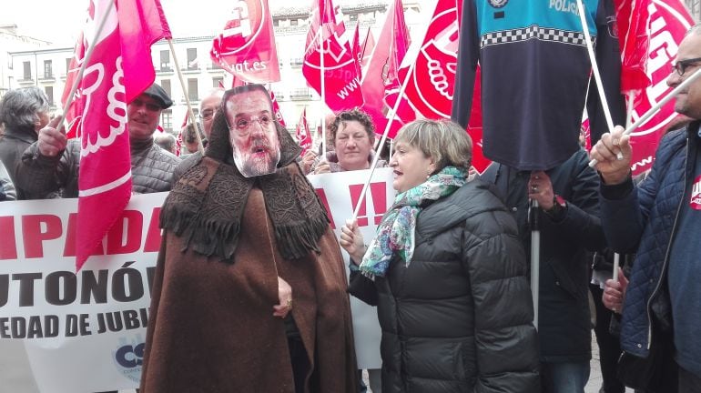 Protesta de la Policia Local de Zamora