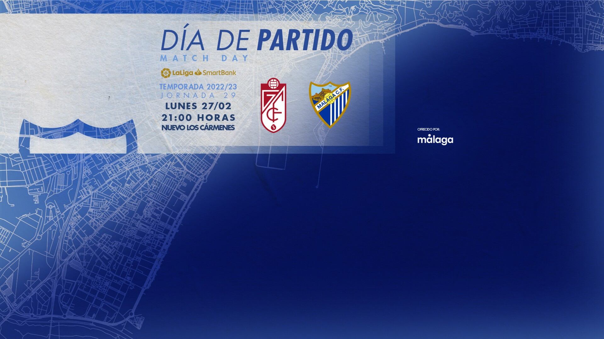 El Málaga visita este lunes al Granada en una situación muy delicada