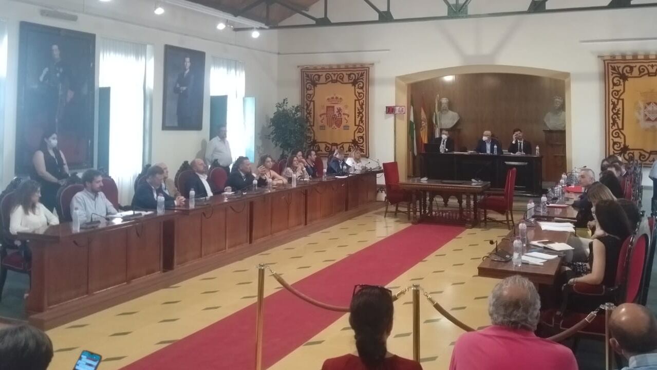 Pleno de la moción de censura en Linares (05/07/2022)