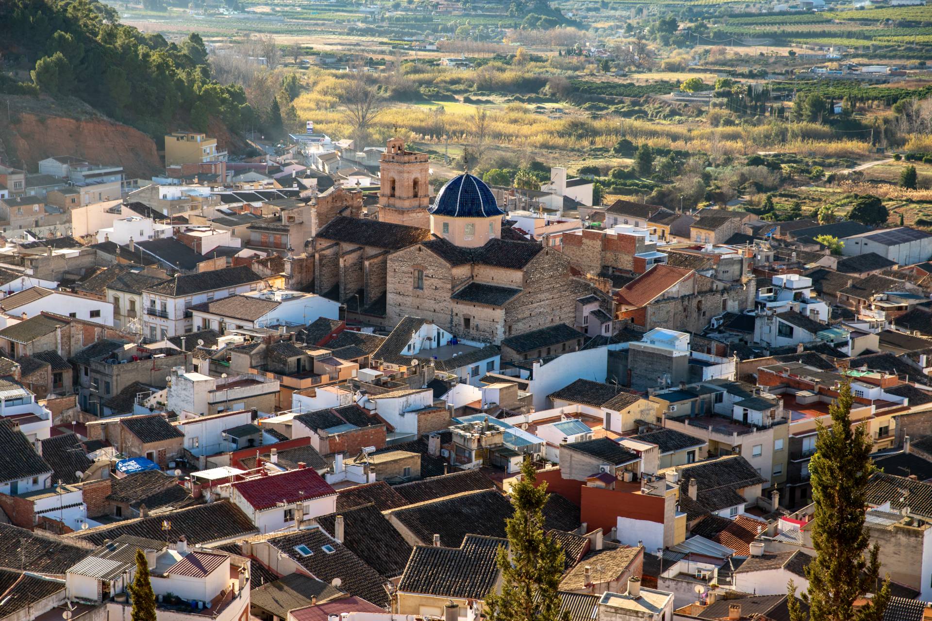 El municipio de Pedralba en una imagen de archivo