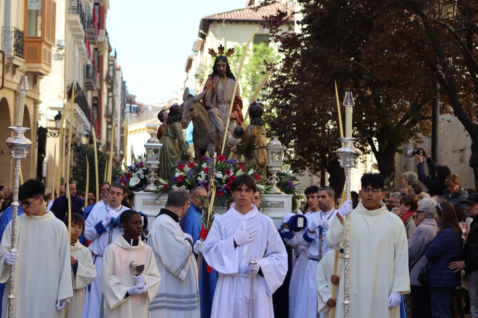 Procesión Domingo de Ramos 2024 en Logroño