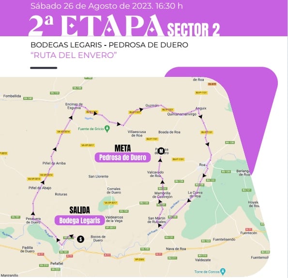 La 2ª etapa 'Ruta del Envero' de la Vuelta Ribera 23 (Legaris - Pedrosa de Duero)