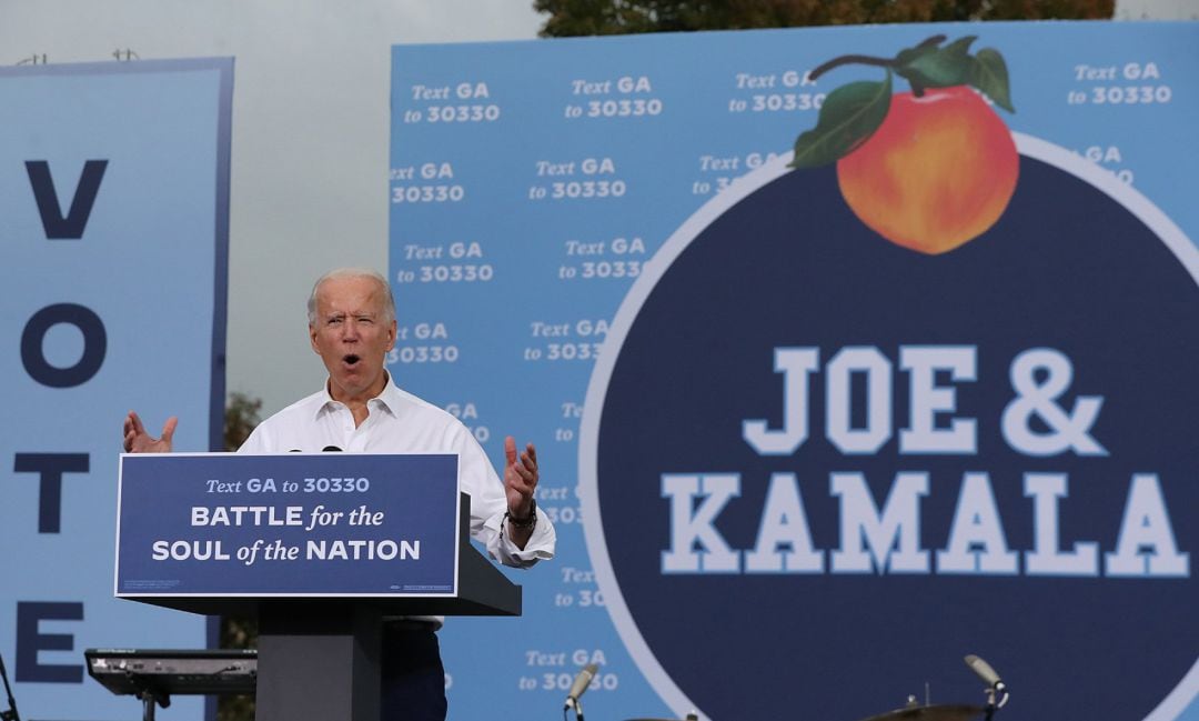 El candidato demócrata a la Casa Blanca, Joe Biden.