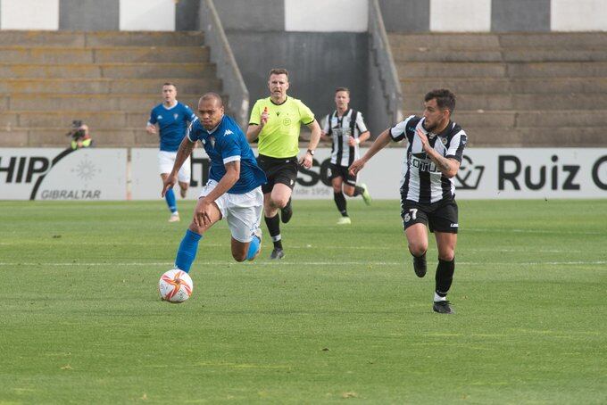 Un momento del partido