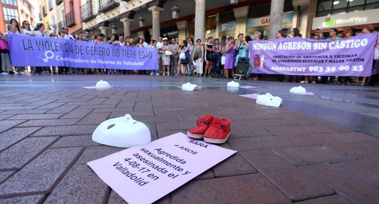 Concentración en repulsa por la muerte de la niña