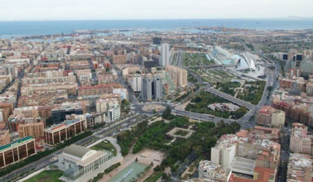 Ciudad de València desde arriba