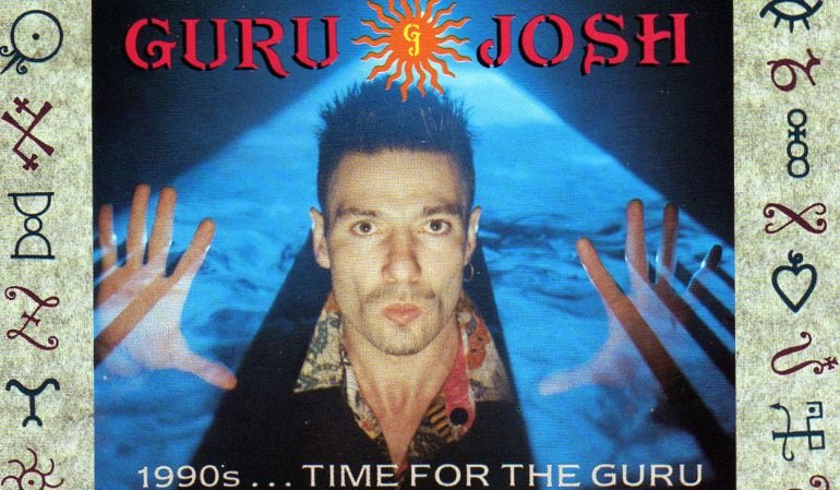 Portada del single Infinity, de Guru Josh, editado en 1990.