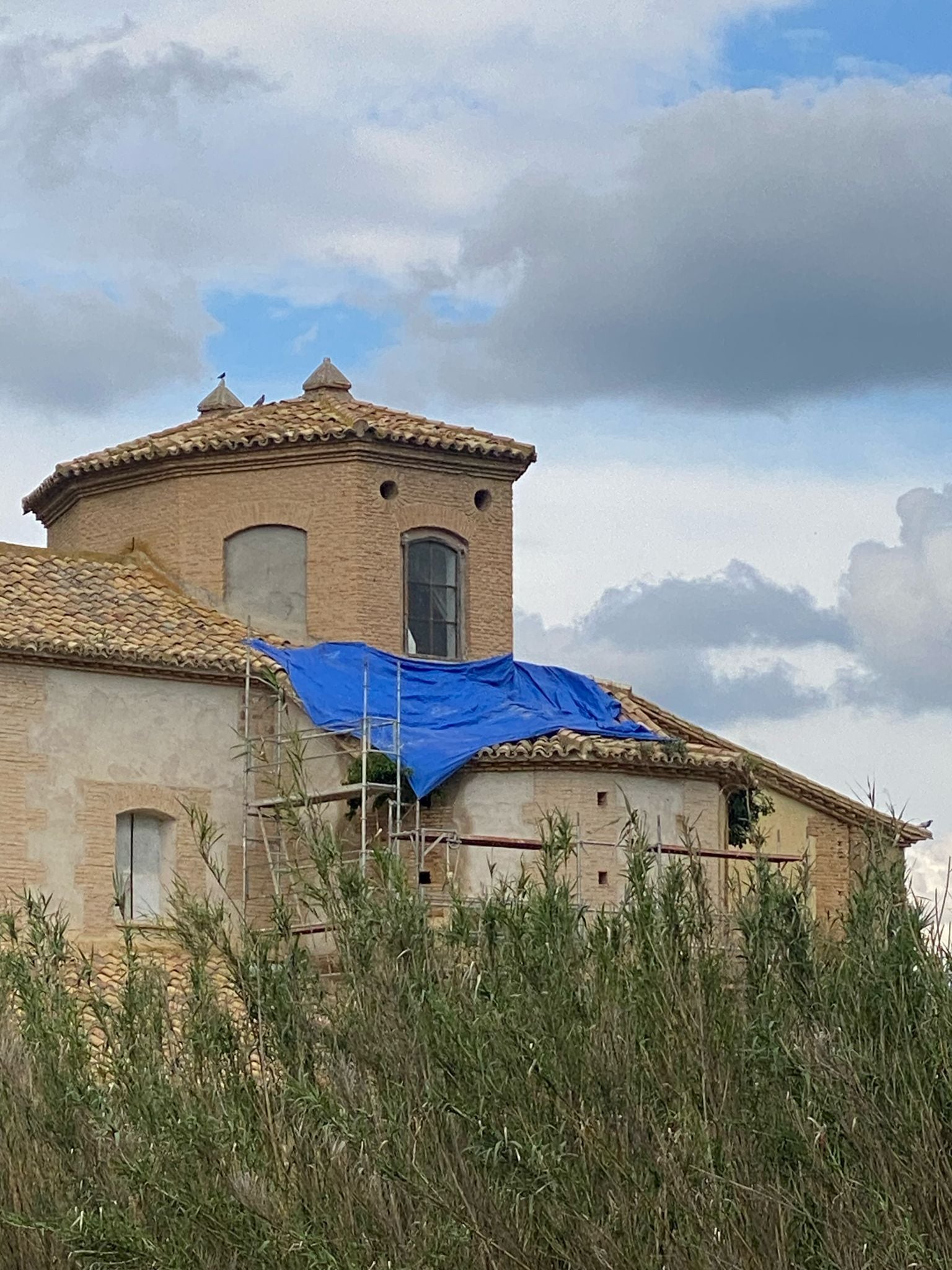 Obras en la ermita de Nuestra Señora de Salas