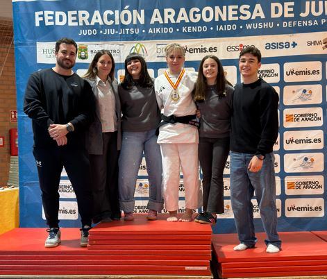 Deportistas del Club Judo Huesca