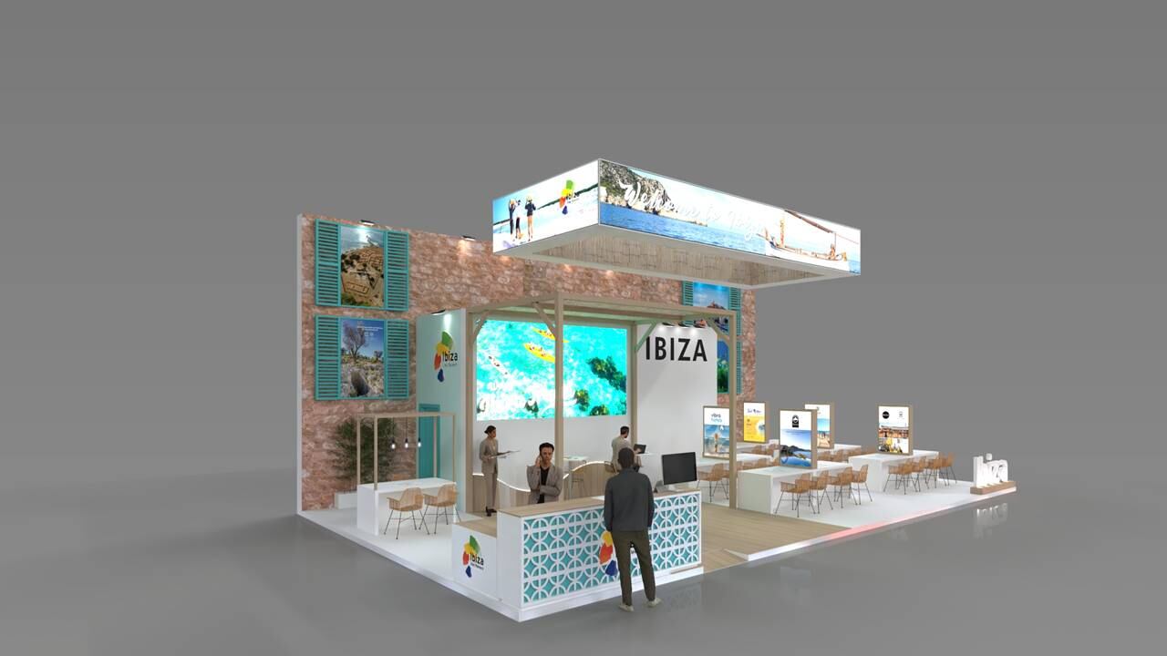 Diseño del stand de Ibiza