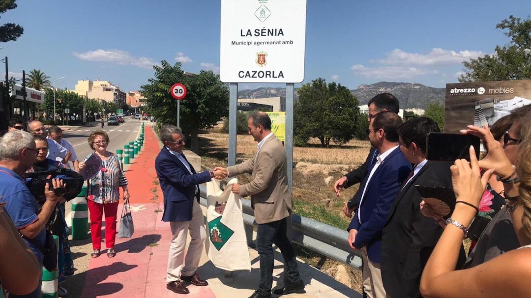 Acto de hermanamiento ente Cazorla y La Sénia