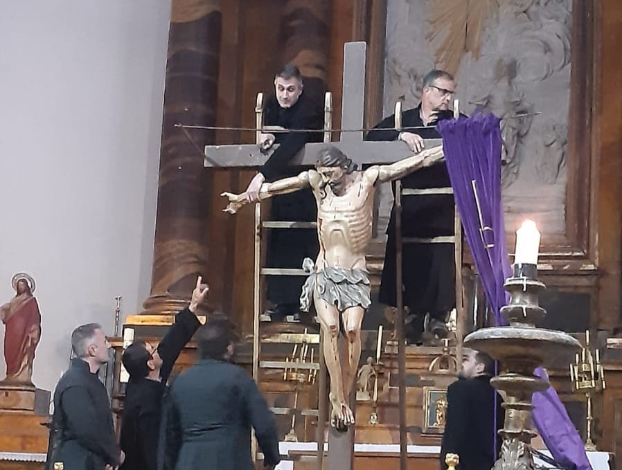 Ceremonia del Descendimiento de Cristo en Peñaranda de Duero 2023