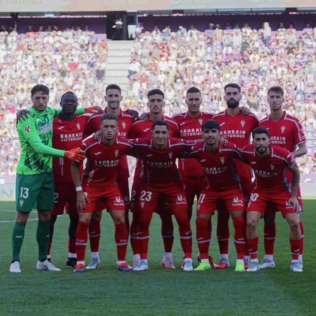 Once del Córdoba CF en Valladolid.