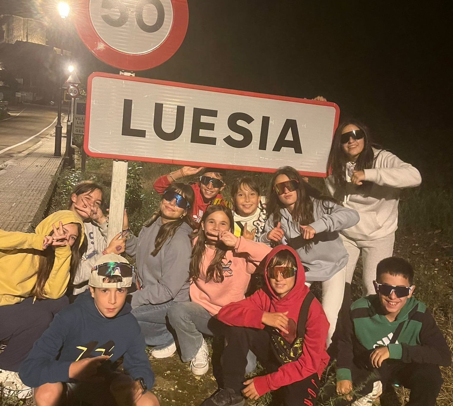 Marta y sus amigos en Luesia