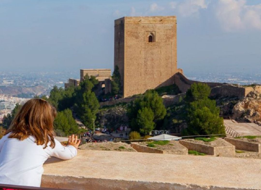 Vista del Castillo de Lorca