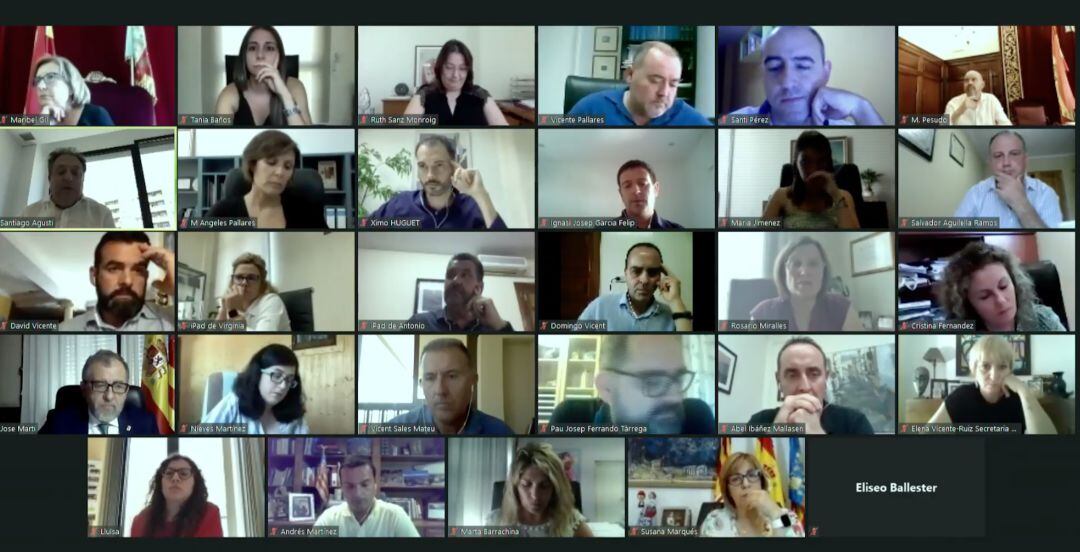 Imagen del pleno telepático