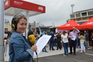 Conexión en directo desde las instalaciones de EDP en Roces con Paloma Llanos