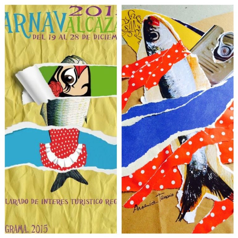 Cartel de Carnavalcázar 2015 - Obra de Arsenia Tenorio