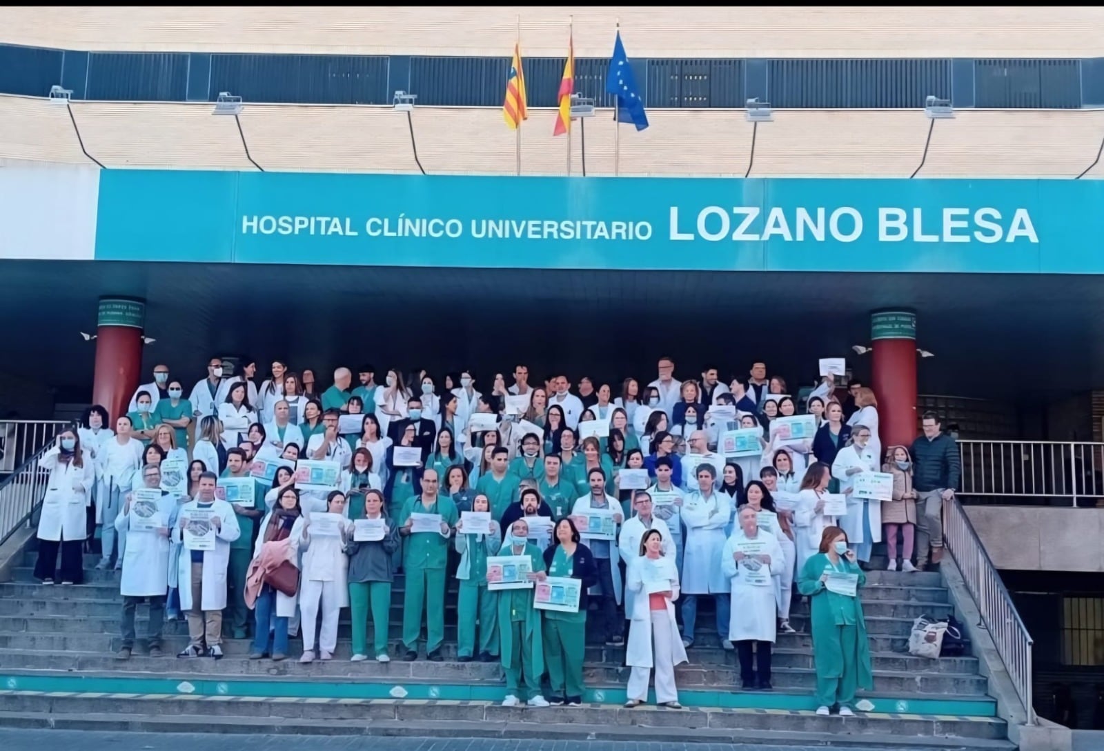 Huelga de médicos Hospital Clínico Lozano Blesa
