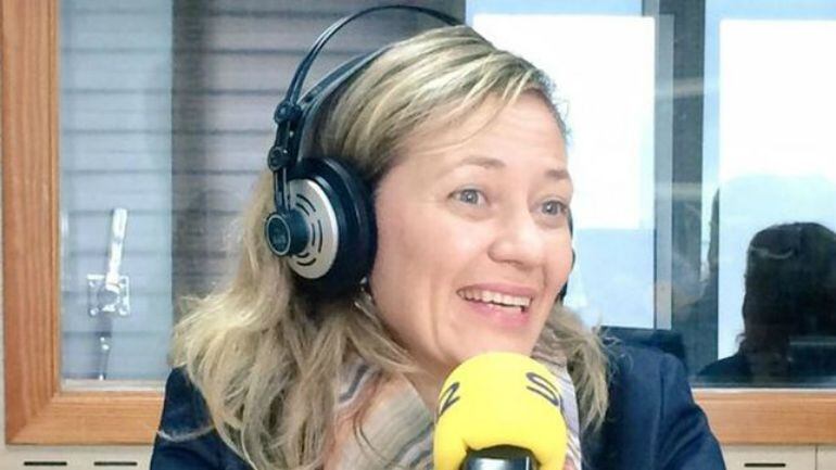 Victoria Rosell en una entrevista en la Cadena Ser