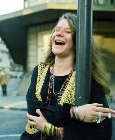 Janis Joplin en una fotografía en San Francisco