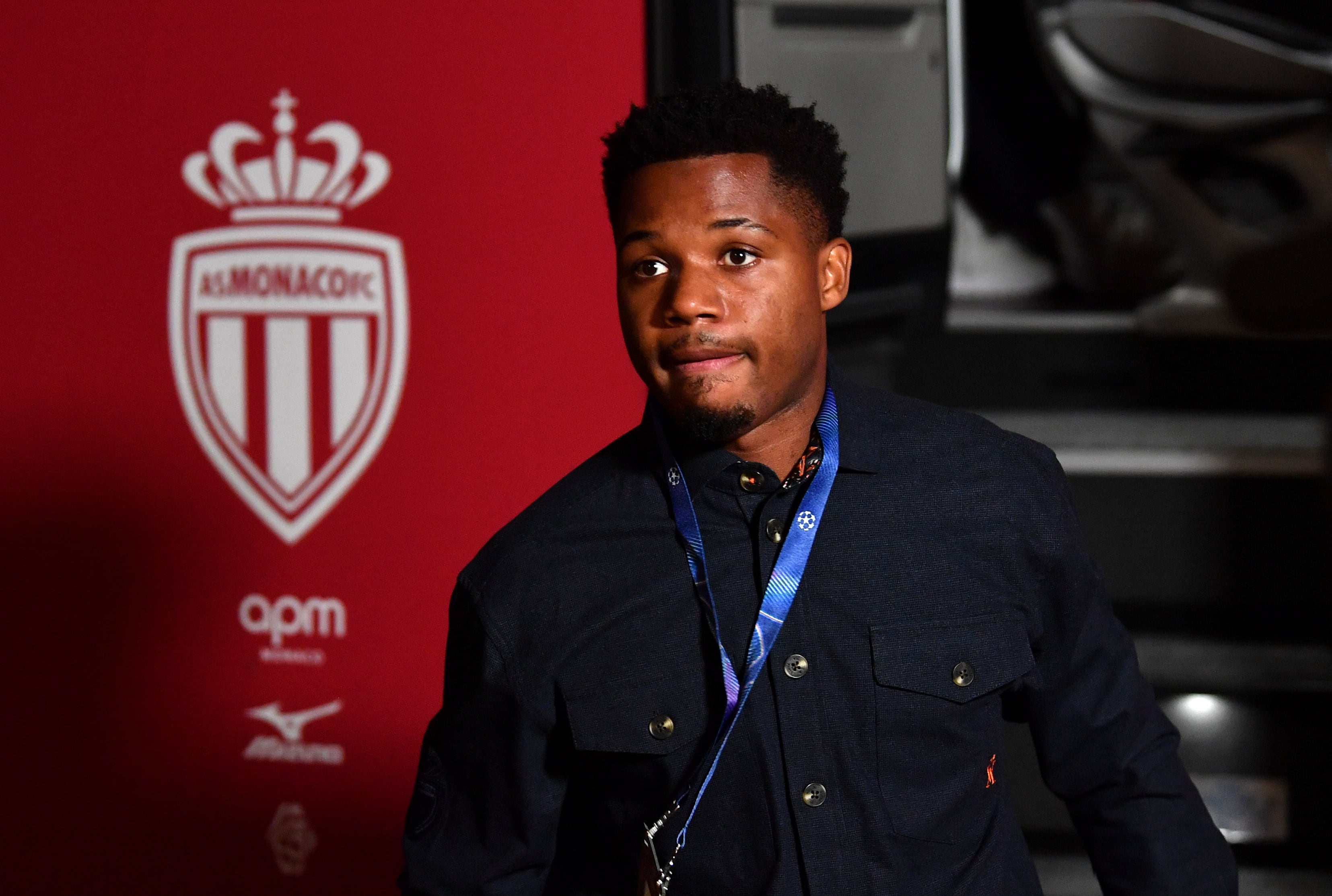 MONACO, MONACO - JANUARY 28: Ansu Fati of AS Monaco arrives at the stadium prior to the UEFA Champions League 2025/26 League Phase MD8 match between AS Monaco and Juventus at Stade Louis II on January 28, 2026 in Monaco, Monaco. (Photo by Valerio Pennicino - UEFA/UEFA via Getty Images)