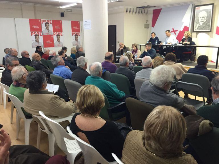 Un momento de la asamblea de esta tarde